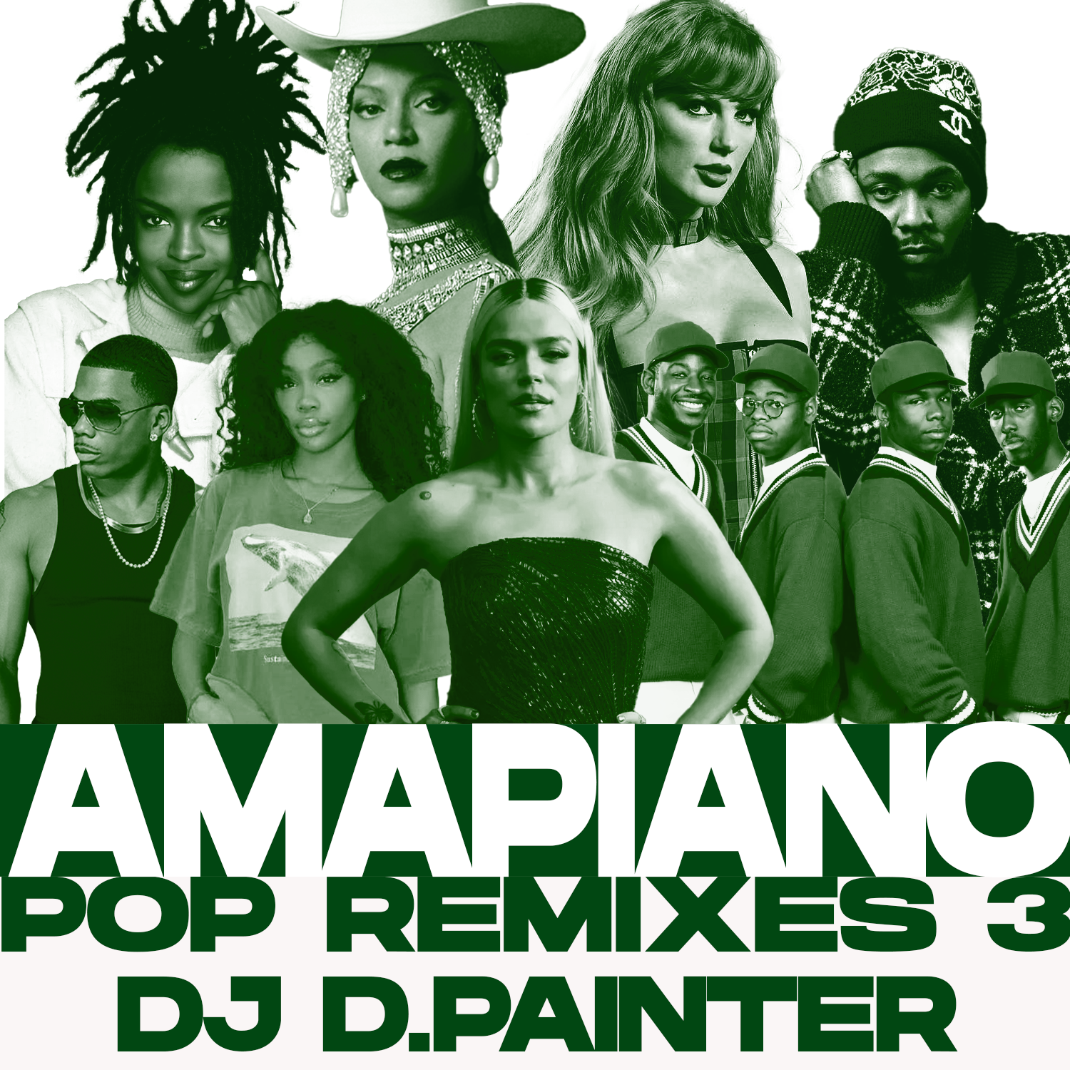 collage of pop stars with text