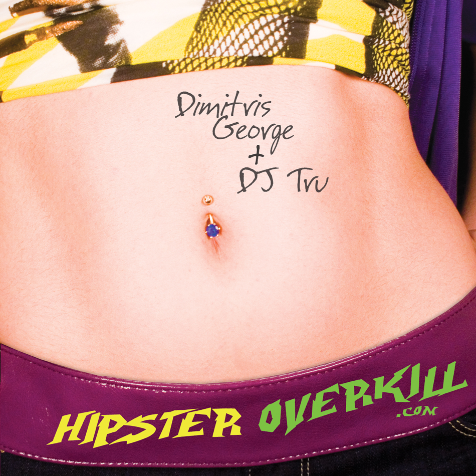 close up photo of a woman's mid section wearing bright "hipster clothing" and exposed naval