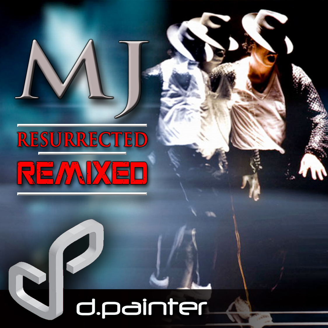 cascade of a Michael Jackson image with text to the side