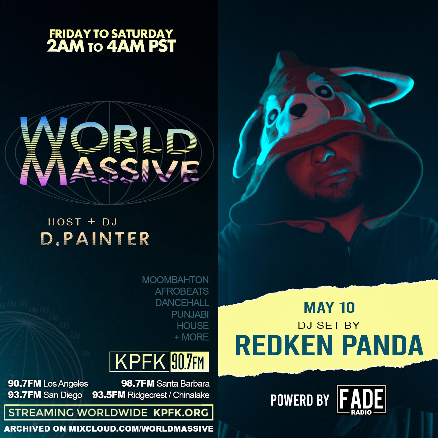 photo of RedKen Panda with text to the left
