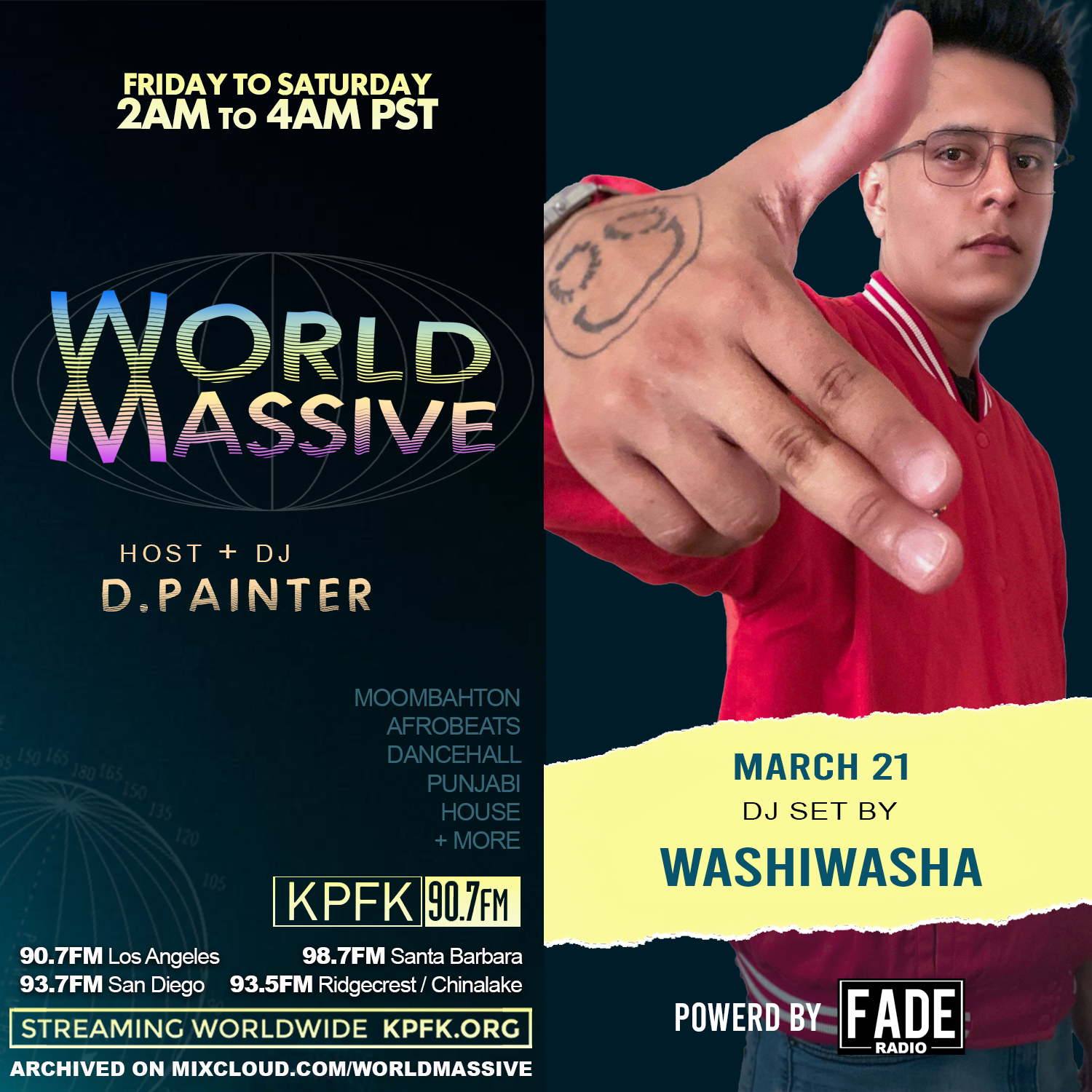 photo of Washiwasha with text to the left